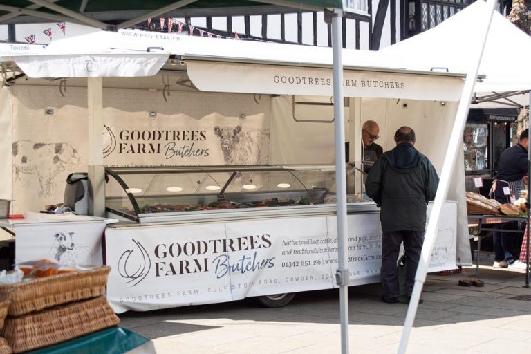 East Grinstead Farmers Market Goodtrees Farm Butchers Cowden Edenbridge Kent East Sussex